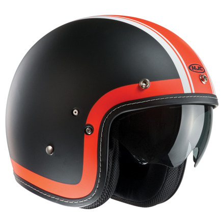 HJC FG-70s Heritage, Mat Zwart-Oranje (1 van 4)