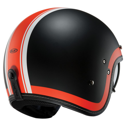 HJC FG-70s Heritage, Mat Zwart-Oranje (3 van 4)