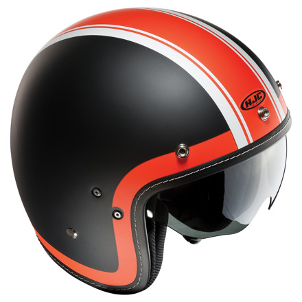 HJC FG-70s Heritage, Mat Zwart-Oranje (2 van 4)
