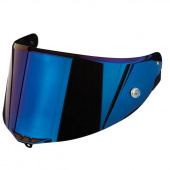 Vizier  Race 2 Pinlock Ready (Pista, Corsa, GT Veloce) - Irridium Blauw, anti-kras