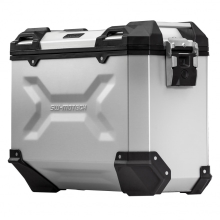 Trax Adventure Alubox Medium 37L, Rechts - Zilver