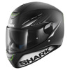 Shark Skwal Matador Mat, Mat Zwart-Zilver-Wit (Afbeelding 1 van 6)