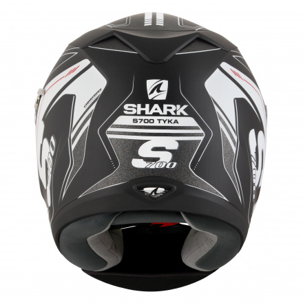 Shark S700 S Pinlock Tika Mat, Mat Zwart-Antraciet-Wit (5 van 5)