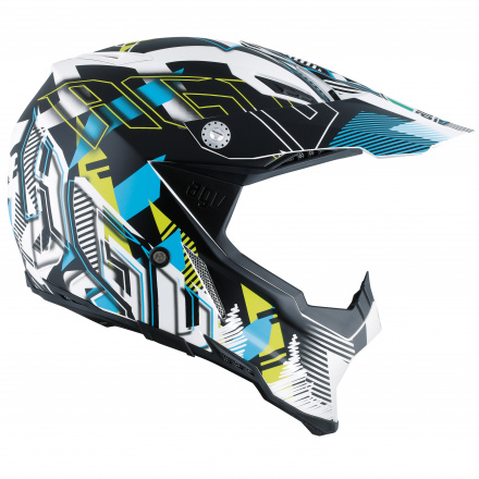 AGV AX-8 Evo, Wit-Blauw (2 van 2)