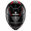 Shark Spartan Carbon Silicium, Zwart-Rood (Afbeelding 3 van 3)