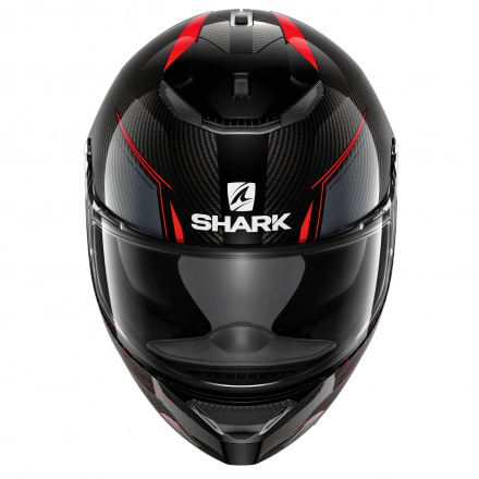 Shark Spartan Carbon Silicium, Zwart-Rood (3 van 3)