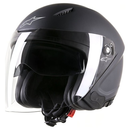 Alpinestars Novus Solid Motorhelm, Zwart (1 van 1)