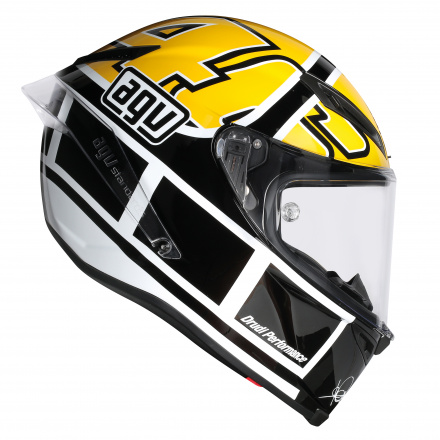 AGV Corsa R Rossi Goodwood (Pinlock), Zwart-Geel (4 van 4)