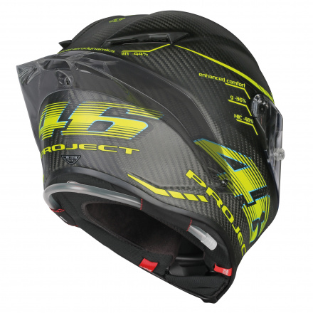 AGV Pista GP R Replica Project 46 2.0 (Pinlock), Carbon-Geel (6 van 6)