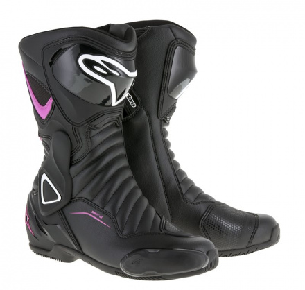 Alpinestars SMX-6 V2 (Stella/Ladies), Zwart-Roze-Wit (2 van 2)