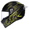 AGV Pista Gp R Top Project 46 3.0 (Pinlock), Zwart-Geel (Afbeelding 1 van 6)