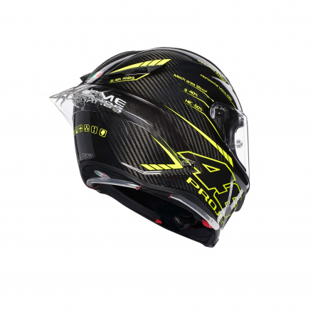 AGV Pista Gp R Top Project 46 3.0 (Pinlock), Zwart-Geel (5 van 6)