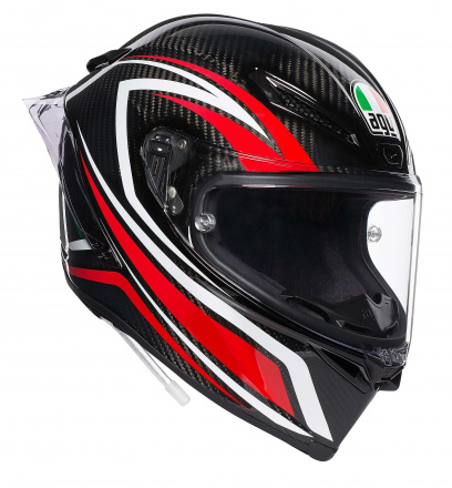 AGV Pista GP R Multi Staccata (Pinlock), Carbon-Rood (4 van 6)