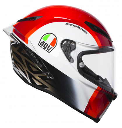 AGV Corsa R Replica SIC58 (Pinlock), Rood-Wit (4 van 4)