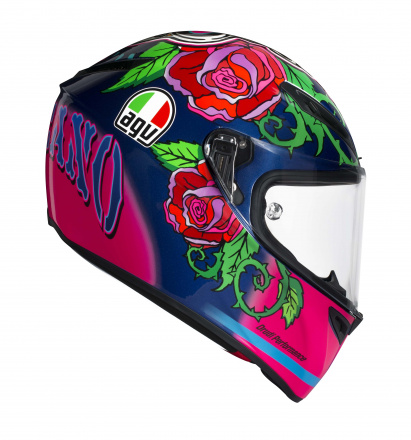 AGV Veloce S Replica (Pinlock), Groen-Roze (4 van 5)