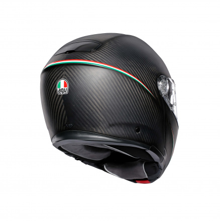 AGV Sportmodular Multi Stripes (Pinlock), Zwart-Carbon (5 van 5)