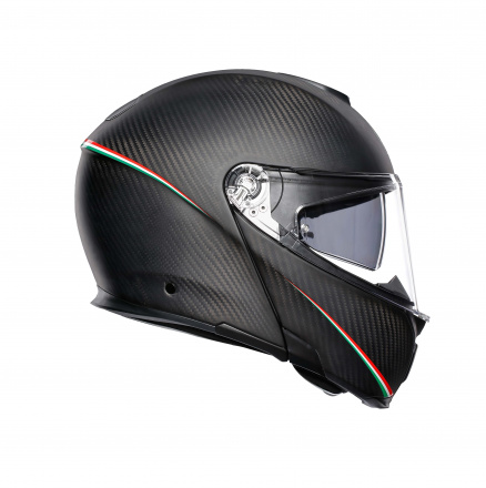 AGV Sportmodular Multi Stripes (Pinlock), Zwart-Carbon (3 van 5)