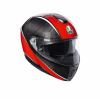 Sportmodular Multi Stripes (Pinlock) - Rood-Carbon