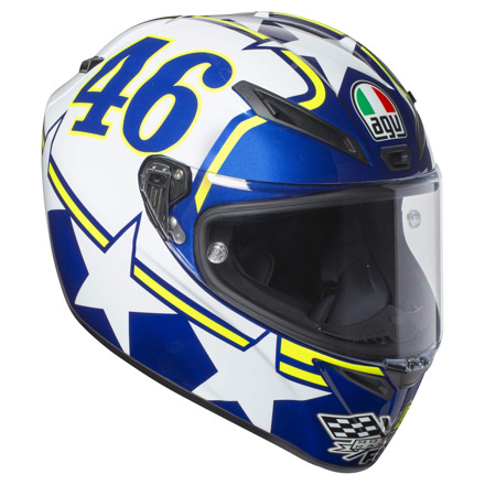 AGV Veloce S Top Ranch (Pinlock), Wit-Blauw-Geel (1 van 1)
