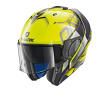 Shark Evo-one 2 Keenser, Geel-Zwart (Afbeelding 3 van 5)