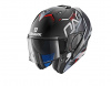 Shark Evo-one 2 Keenser Mat, Mat Zwart-Rood (Afbeelding 3 van 5)