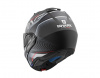 Shark Evo-one 2 Keenser Mat, Mat Zwart-Rood (Afbeelding 4 van 5)