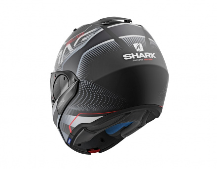 Shark Evo-one 2 Keenser Mat, Mat Zwart-Rood (4 van 5)