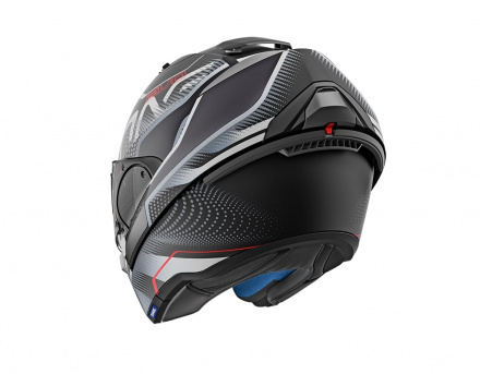 Shark Evo-one 2 Keenser Mat, Mat Zwart-Rood (5 van 5)