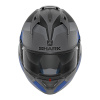 Shark Evo-one 2 Slasher Mat, Mat Zwart-Antraciet-Blauw (Afbeelding 2 van 5)