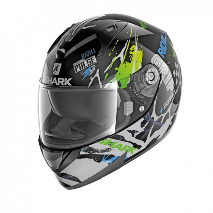 Shark Ridill 1.2 Drift-R, Zwart-Groen-Blauw (4 van 6)
