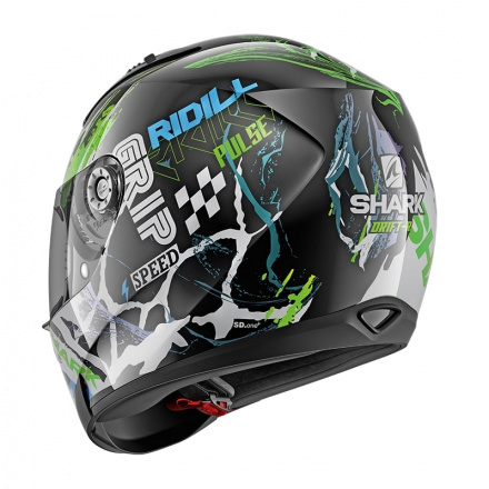 Shark Ridill 1.2 Drift-R, Zwart-Groen-Blauw (6 van 6)