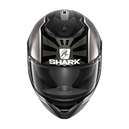 Shark Spartan 1.2 Zarco Malaysian GP Mat, Zwart-Antraciet-Zilver (5 van 6)