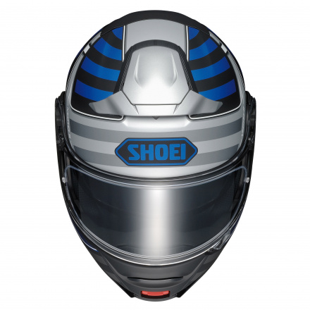 Shoei Neotec 2 Splicer, Zwart-Grijs-Blauw (2 van 3)
