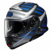 Shoei Neotec 2 Splicer, Zwart-Grijs-Blauw (Afbeelding 1 van 3)