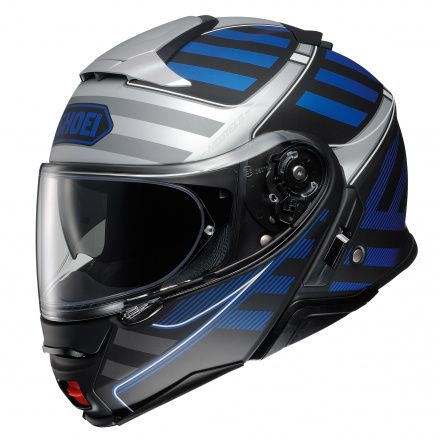 Shoei Neotec 2 Splicer, Zwart-Grijs-Blauw (1 van 3)