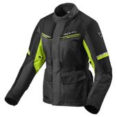 Outback 3 Dames Motorjas - Zwart-Neon Geel