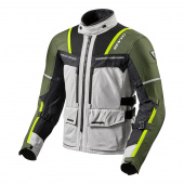 Offtrack Motorjas - Groen-Zilver