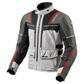 Offtrack Motorjas - Zilver-Rood