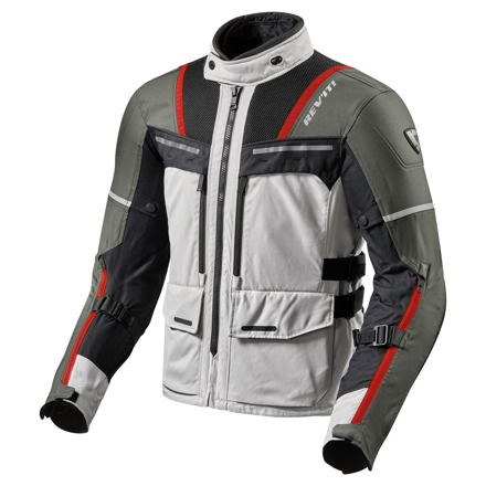 REV'IT! Offtrack Motorjas, Zilver-Rood (1 van 2)