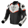 Convex Motorjas - Zwart-Neon Rood