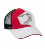 Bering Racing Cap, Zwart-Wit-Rood (Afbeelding 1 van 2)