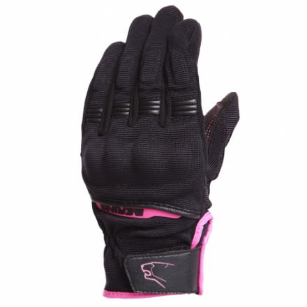 Lady Fletcher Zomer Handschoen - Zwart-Roze