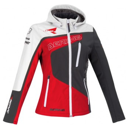 Softshell Racing Lady - Grijs-Rood