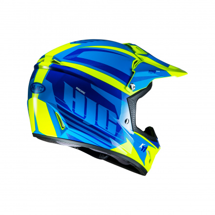 HJC CL-XY II Bator Jeugd, Blauw-Geel (3 van 4)