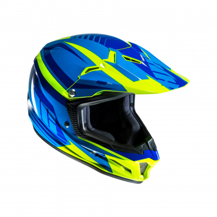HJC CL-XY II Bator Jeugd, Blauw-Geel (4 van 4)