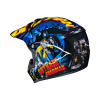 HJC CL-XY-II Batman DC Comics, Zwart-Blauw-Geel (Afbeelding 7 van 8)