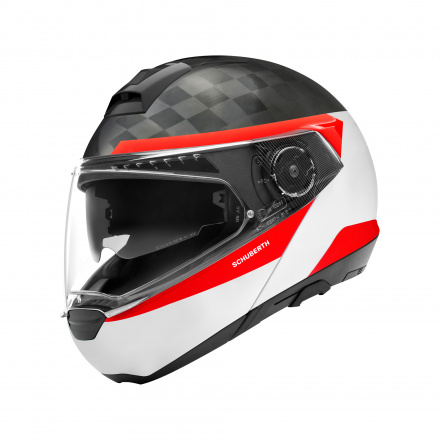 Schuberth C4 Pro Carbon Delta, Wit-Zwart-Rood (2 van 2)