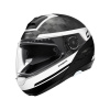 Schuberth C4 Pro Carbon Tempest, Mat Wit-Zwart (Afbeelding 3 van 4)