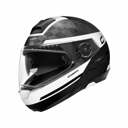 Schuberth C4 Pro Carbon Tempest, Mat Wit-Zwart (3 van 4)