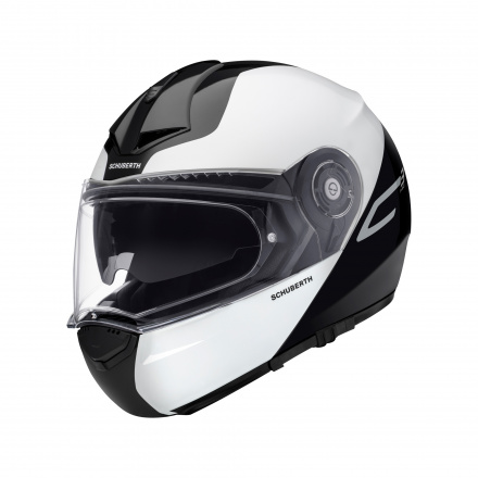 Schuberth C3 Pro Split, Wit-Zwart (6 van 10)